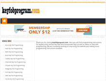 Tablet Screenshot of keyfobprogram.com